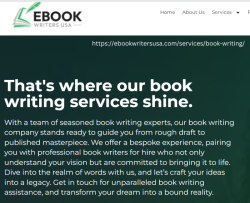 book Writing Services 